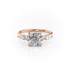 The Abigail Set With A 1 Carat Cushion Lab Diamond