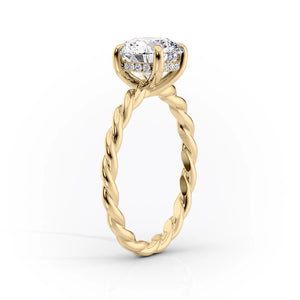The Alice Set With A 1.5 Carat Round Lab Diamond
