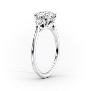 The Lia Set With A 1.5 Carat Round Lab Diamond