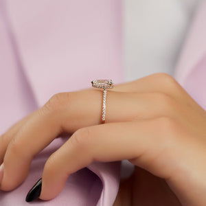 The Aline Set With A 1.5 Carat Pear Moissanite