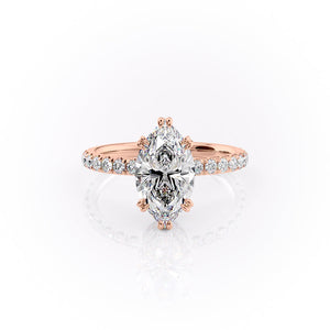 The Sofia Set With A 1 Carat Marquise Moissanite