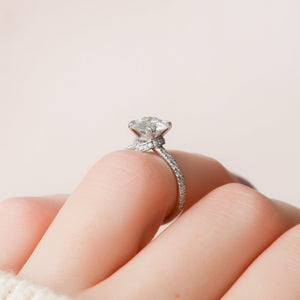 The Sofia Set With A 1 Carat Round Moissanite