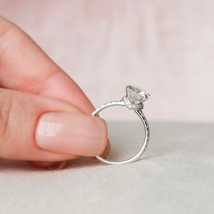 The Sofia Set With A 1 Carat Round Moissanite