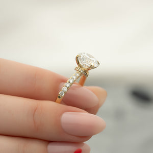 The Sofia Set With A Round Moissanite