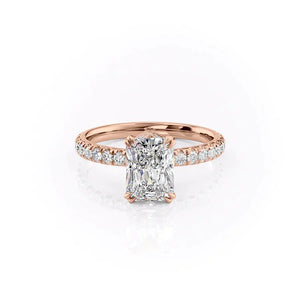 The Sofia Set With A 2 Carat Radiant Moissanite