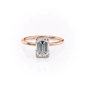 The Kamellie Set With A 1.5 Carat Emerald Lab Diamond