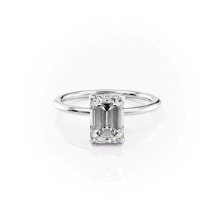 The Kamellie Set With A 2 Carat Emerald Lab Diamond