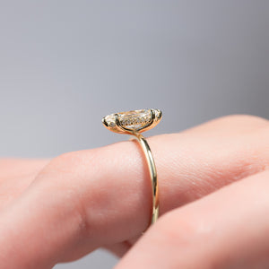The Kamellie Set With A 2.5 Carat Marquise Lab Diamond