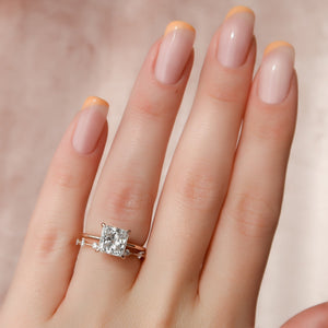 The Kamellie Set With A Princess Moissanite