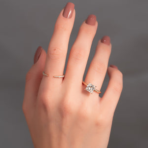 The Kamellie Set With A Princess Moissanite