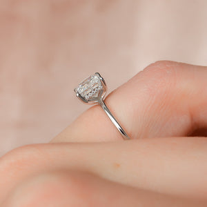 The Kamellie Set With A 1 Carat Princess Lab Diamond
