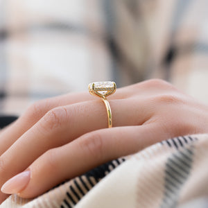 The Kamellie Set With A 2 Carat Radiant Lab Diamond