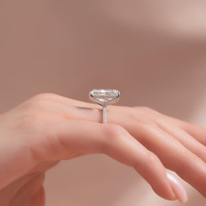 The Pave Kamellie Set With A 2 Carat Radiant Lab Diamond