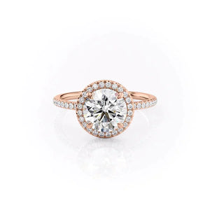 The Michelle Set With A 1 Carat Round Lab Diamond