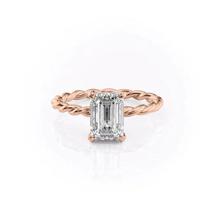 The Alice Set With A 1.5 Carat Emerald Lab Diamond