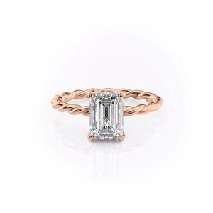 The Alice Set With A Emerald Moissanite