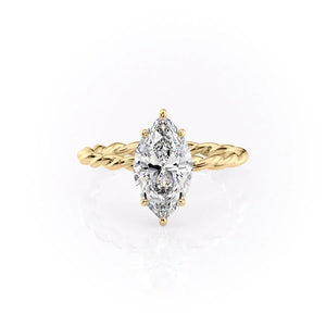 The Alice Set With A Marquise Moissanite