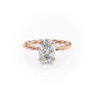 The Alice Set With A 3 Carat Oval Lab Diamond