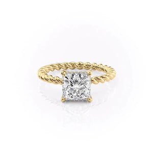 The Alice Set With A 1.5 Carat Princess Lab Diamond