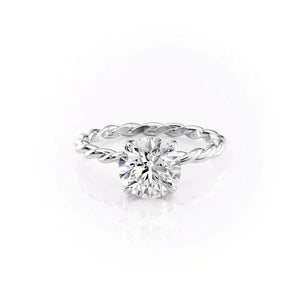The Alice Set With A 3 Carat Round Lab Diamond