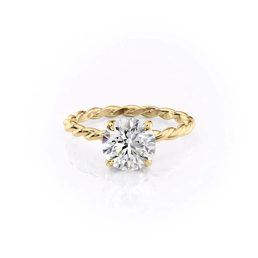 The Alice Set With A 1.5 Carat Round Lab Diamond