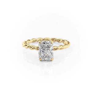 The Alice Set With A Radiant Moissanite