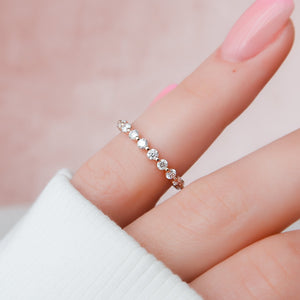 1ct Round Shared Prong Eternity