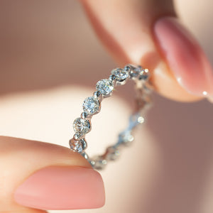 1ct Round Shared Prong Eternity