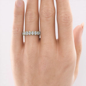 2.5ct Oval U Prong Eternity