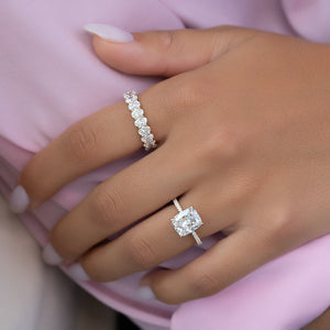 2.5ct Oval U Prong Eternity