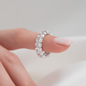 2.5ct Oval U Prong Eternity