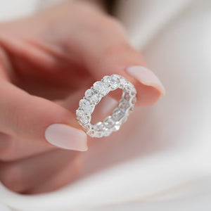 2.5ct Oval U Prong Eternity