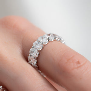 2.5ct Oval U Prong Eternity