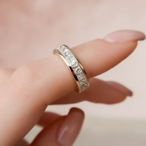 2.5ct Princess Channel Eternity