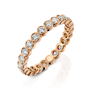 0.5ct Round Bezel Eternity