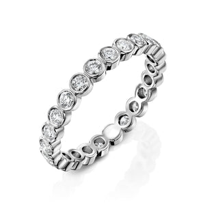 0.5ct Round Bezel Eternity