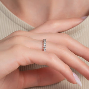 0.5ct Round Bezel Eternity