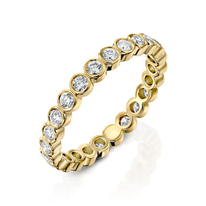 0.5ct Round Bezel Eternity