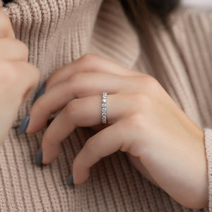 0.5ct Round Bezel Eternity