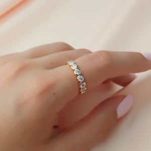 0.5ct Round Bezel Eternity