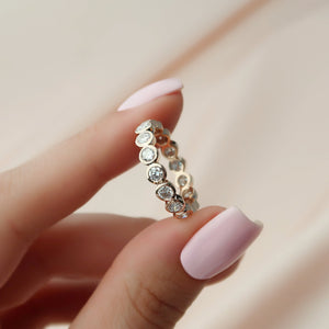0.5ct Round Bezel Eternity