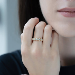 0.5ct Round Bezel Eternity
