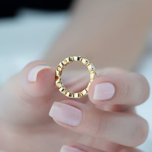 0.5ct Round Bezel Eternity