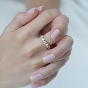0.5ct Round Bezel Eternity