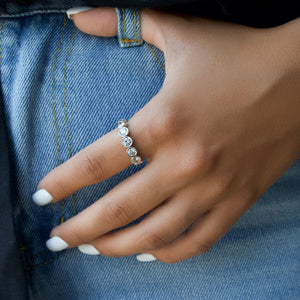 0.5ct Round Bezel Eternity