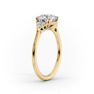 The Scarlett Set With A 2.5 Carat Oval Lab Diamond