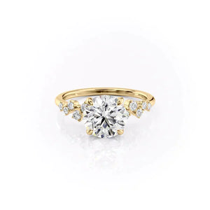 The Mia Set With A 1 Carat Round Lab Diamond