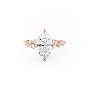 The Mia Set With A Marquise Moissanite