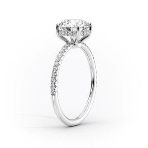 The Low Profile Kamellie Set With A 1.5 Carat Radiant Lab Diamond