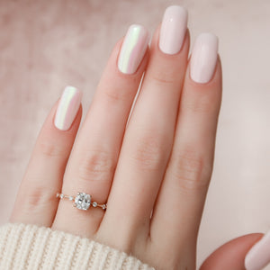 The Penelope Set With A 3 Carat Cushion Lab Diamond
